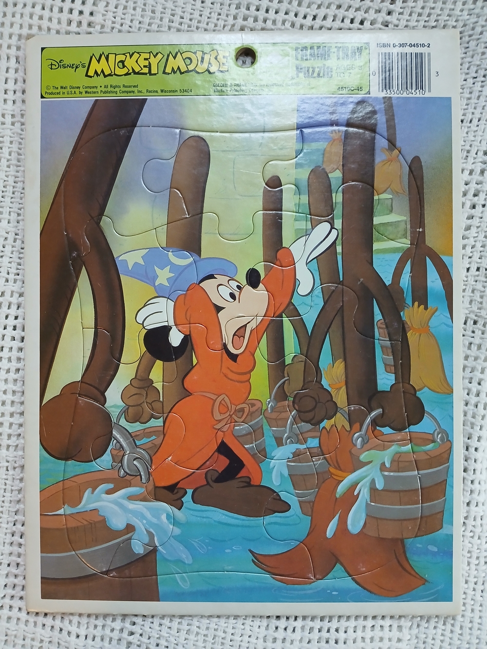 Disney Mickey Mouse (Sorcerer's Apprentice). Vintage. Made In Usa